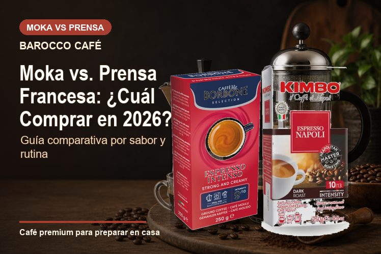Moka vs Prensa Francesa ¿Cuál Comprar?
