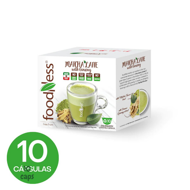 Matcha Latte con Ginseng Dolce Gusto compatible - Cafe Barocco Chile