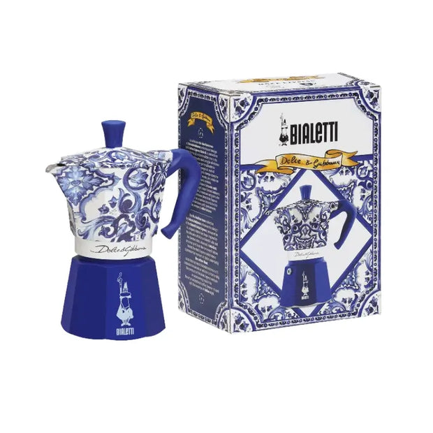 Cafetera Moka Dolce&Gabbana Blu Bialetti 3 tazas