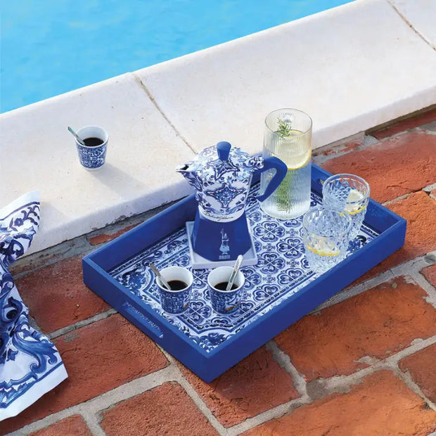 Cafetera Moka Dolce&Gabbana Blu Bialetti 3 tazas