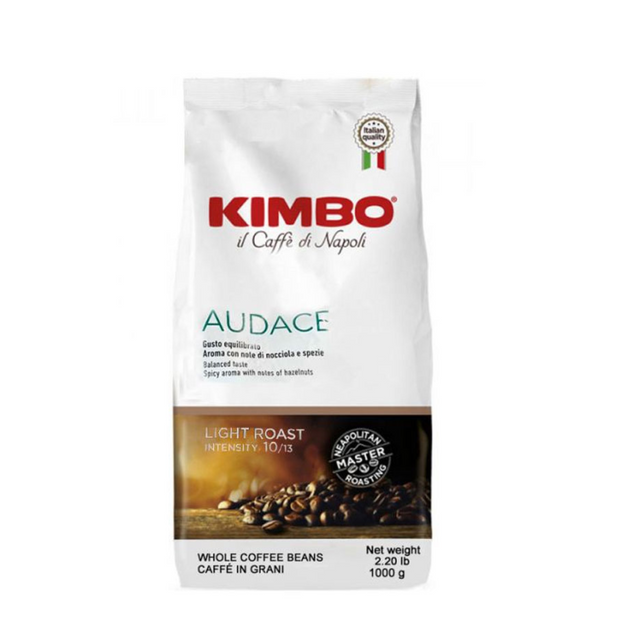 Kimbo Audace granos 1Kg - Cafe Barocco Chile