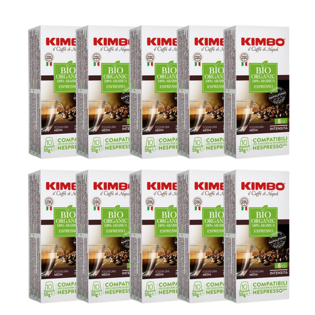 Pack 100 Capsulas Kimbo Bio Organic