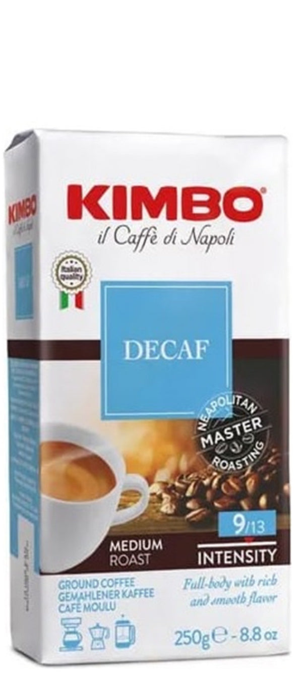 Kimbo Filtro Decaf molido de 250gr