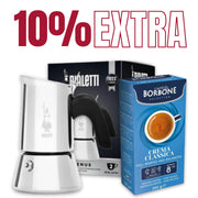 Promo Bialetti Venus 2 tazas + Borbone Molido
