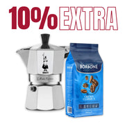 Promo Bialetti Moka 4 tazas + Borbone Espresso Classico 1kg en grano