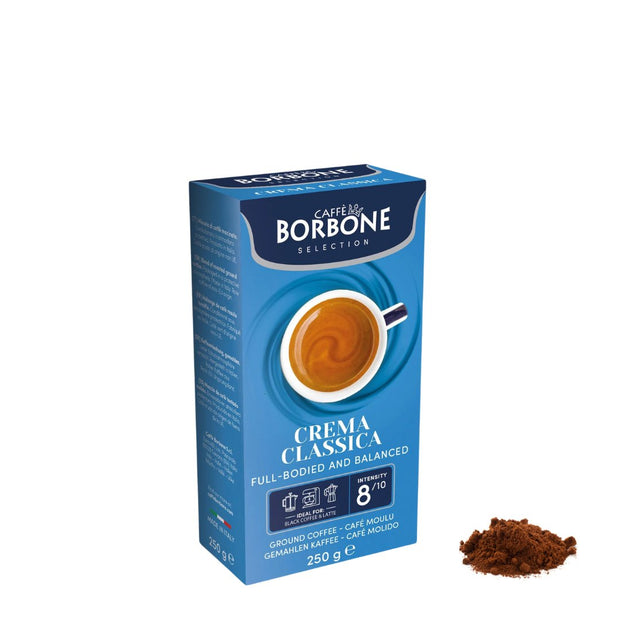 Cafè Borbone CREMA CLASSICA Moka 250gs - Cafe Barocco ChileCafè Borbone CREMA CLASSICA Moka 250gs