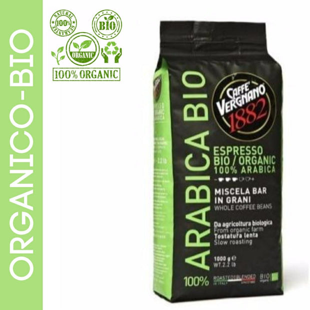 Café Vergnano Granos 100% Arabica Organico 1KG - Cafe Barocco ChileCafé Vergnano Granos 100% Arabica Organico 1KG