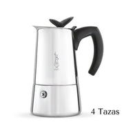 Cafetera Acero Inox MUSA 4 Tazas - Cafe Barocco ChileCafetera Acero Inox MUSA 4 Tazas