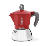 Cafetera Bialetti Moka Inductión Roja 6 tazas - Cafe Barocco ChileCafetera Bialetti Moka Inductión Roja 6 tazas