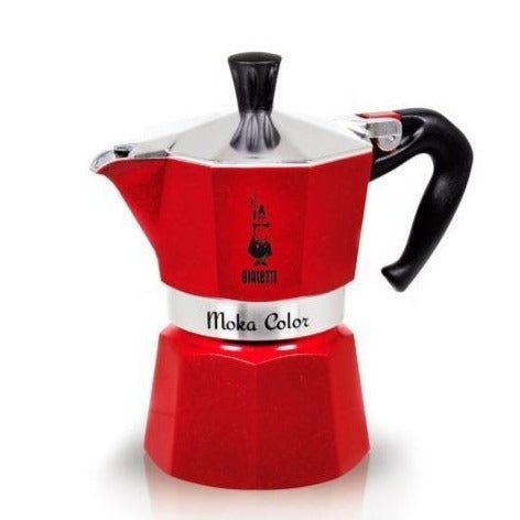 Cafetera Bialetti Moka Roja 6 tazas - Cafe Barocco ChileCafetera Bialetti Moka Roja 6 tazas