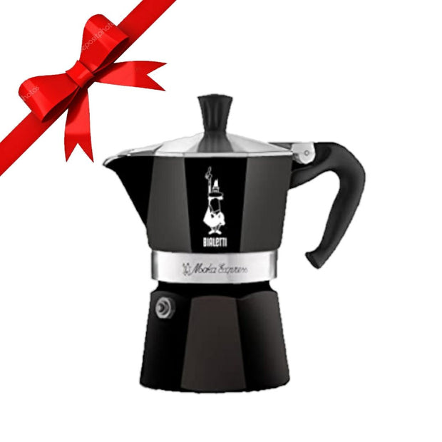 Cafetera Bialetti Negra 6 tazas - Cafe Barocco ChileCafetera Bialetti Negra 6 tazas