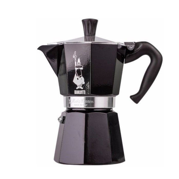 Cafetera Bialetti Negra 6 tazas - Cafe Barocco ChileCafetera Bialetti Negra 6 tazas