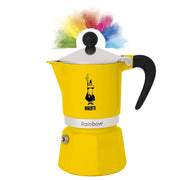 Cafetera Bialetti Rainbow amarilla 6 taza - Cafe Barocco ChileCafetera Bialetti Rainbow amarilla 6 taza