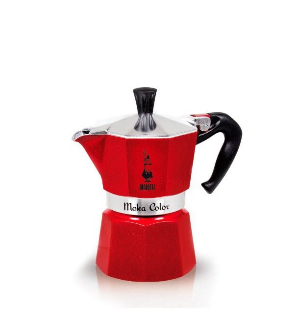 Cafetera Bialetti Roja 3 tazas - Cafe Barocco ChileCafetera Bialetti Roja 3 tazas