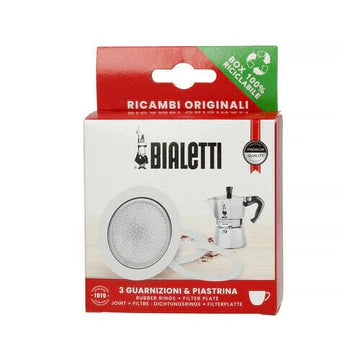 Empaquetadura y filtro de repuesto para Moka Bialetti 1 Tazas