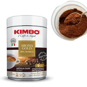 Kimbo Arabica Gold café molido de 250g - Cafe Barocco ChileKimbo Arabica Gold café molido de 250g