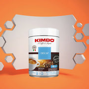 Kimbo Descafeinado molido de 250g - Cafe Barocco ChileKimbo Descafeinado molido de 250g