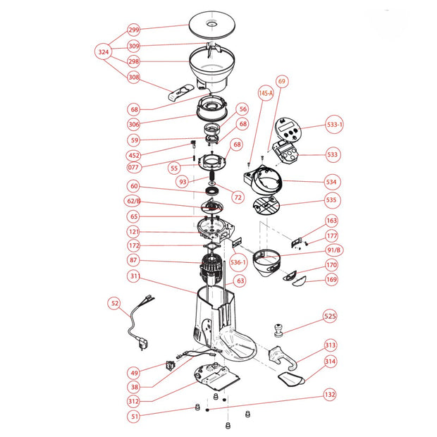 Molino Gaggia Tranquilo Tron Cunill - Cafe Barocco ChileMolino Gaggia Tranquilo Tron Cunill