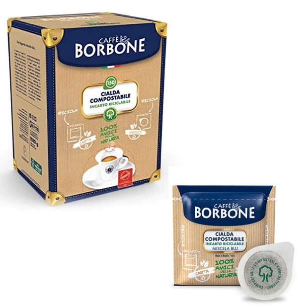 Pack 50 Cialdas Borbone Blu - Cafe Barocco ChilePack 50 Cialdas Borbone Blu