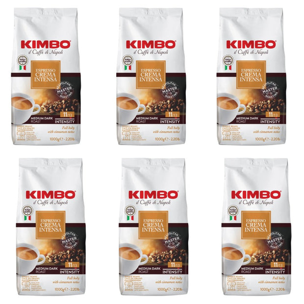 Pack 6Kg Kimbo Crema Intensa Café en Granos - Cafe Barocco ChilePack 6Kg Kimbo Crema Intensa Café en Granos