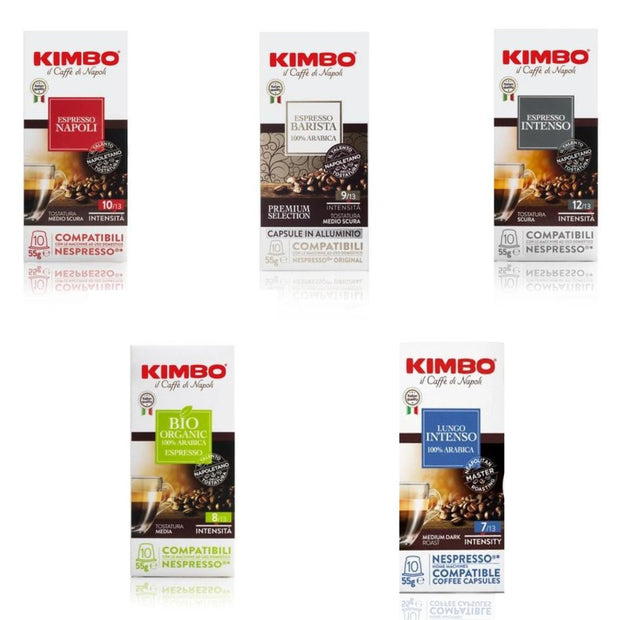 Pack 80 Capsulas Kimbo - Cafe Barocco ChilePack 80 Capsulas Kimbo