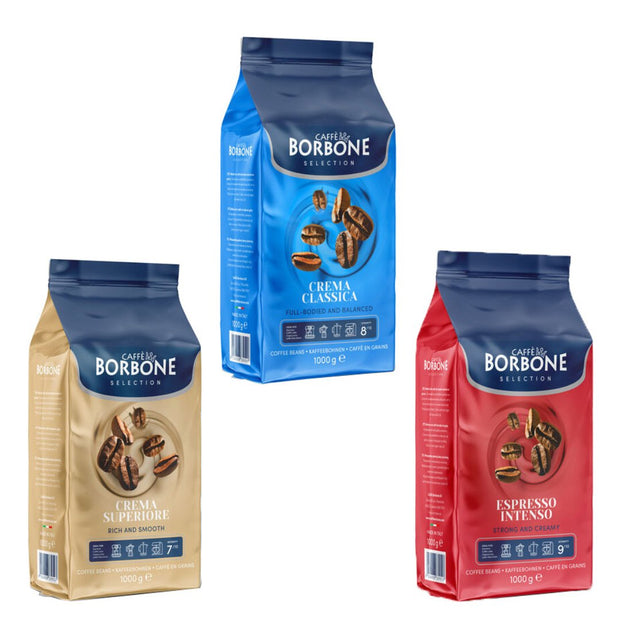 Pack Café granos Borbone 3Kg - Cafe Barocco ChilePack Café granos Borbone 3Kg