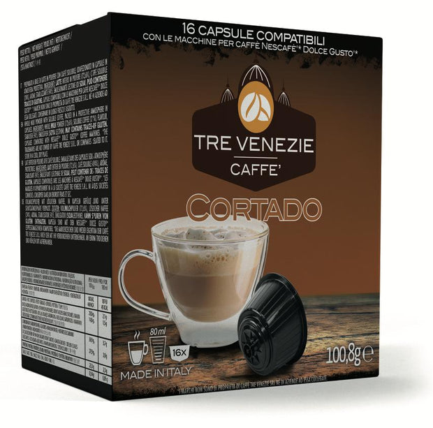 Capsulas  Compatibles Dolce Gusto  CORTADO - Cafe Barocco Chile