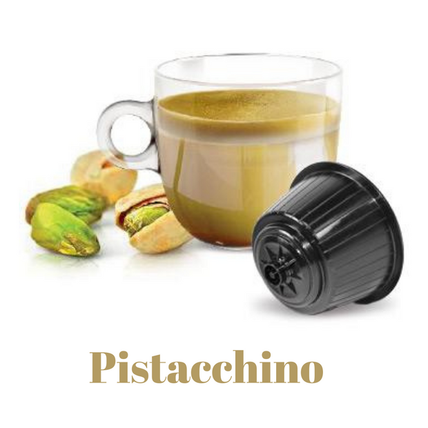 Cápsulas compatibles Dolce Gusto Pistaccino - Cafe Barocco Chile