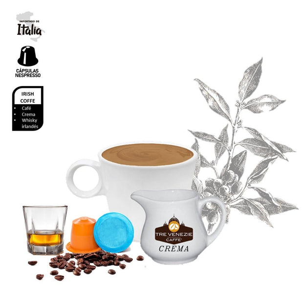 Irish Coffee Compatibles Nespresso Barocco - Cafe Barocco Chile
