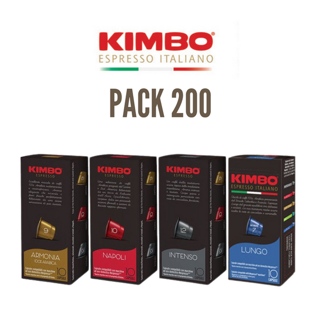 Pack 200 Capsulas Kimbo - Cafe Barocco Chile